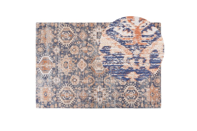 Kurin Bomullsmatta 140x200 cm - Blå - Textil & mattor - Matta - Modern matta - Gångmatta