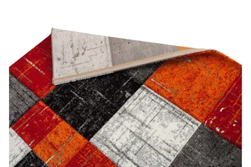 London Square Friezematta 160x230 - Röd/Orange - Textil & mattor - Matta - Modern matta - Friezematta