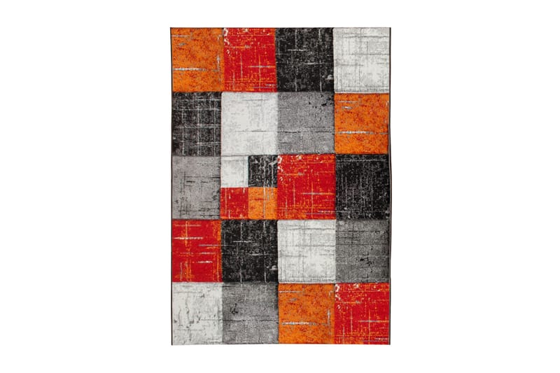London Square Friezematta 240x340, Röd/Orange