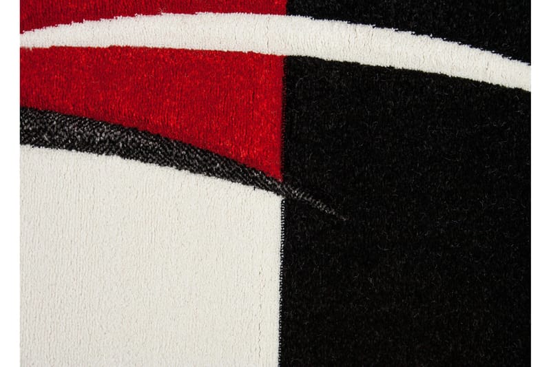 London Patch Friezematta 200x290 - Röd - Textil & mattor - Matta - Modern matta - Friezematta