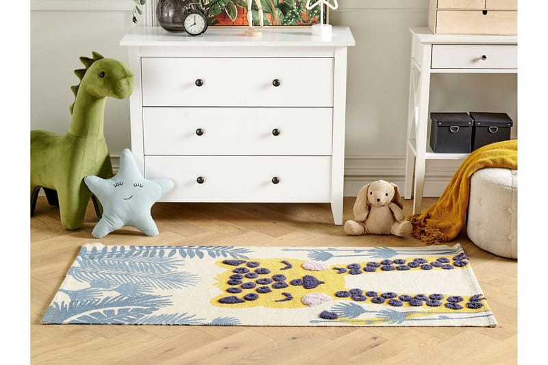 Luas Bomullsmatta 80x150 cm - Beige - Textil & mattor - Matta - Modern matta - Bomullsmatta