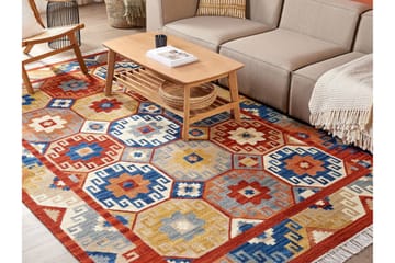 Lusarat Ullmatta 200x300 cm - Röd - Textil & mattor - Matta - Modern matta - Ullmatta