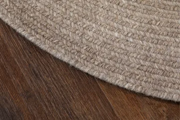 Lya Ullmatta Ø160 cm Rund - Linnen - Textil & mattor - Matta - Modern matta - Ullmatta