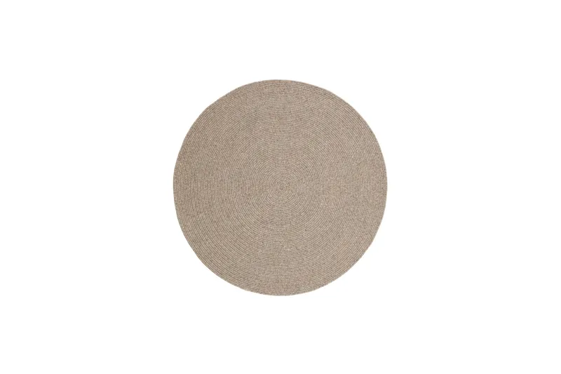Lya Ullmatta Ø240 cm Rund - Linnen - Textil & mattor - Matta - Modern matta - Ullmatta