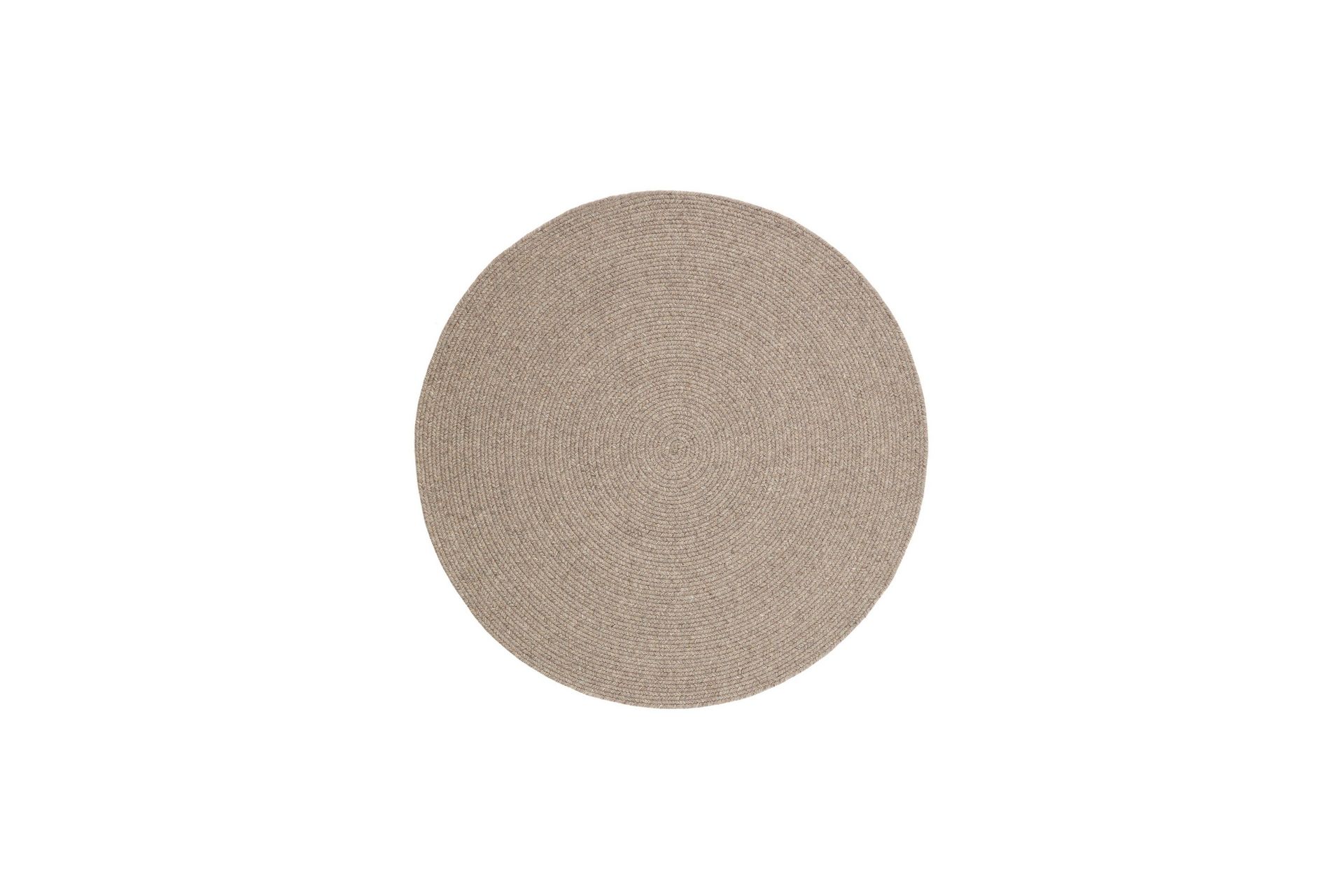lya ullmatta ø240 cm rund - linnen