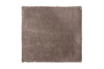 Lyme Matta Lång Lugg 200x200 cm - Ljusbrun - Textil & mattor - Matta - Modern matta - Ryamatta