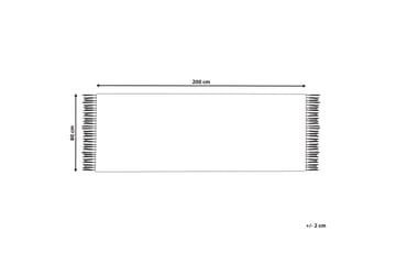 Manavgat Gångmatta 80x200 cm - Beige - Textil & mattor - Matta - Modern matta - Ryamatta