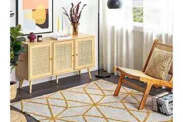 Marand Ryamatta 160x230 cm - Svart/Vit - Textil & mattor - Matta - Modern matta - Ryamatta