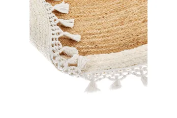 Marts Jutematta 140 cm Rund - Beige - Textil & mattor - Matta - Modern matta - Jutematta & hampamatta