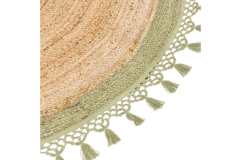 Marts Jutematta 140 cm Rund - Beige - Textil & mattor - Matta - Modern matta - Jutematta & hampamatta