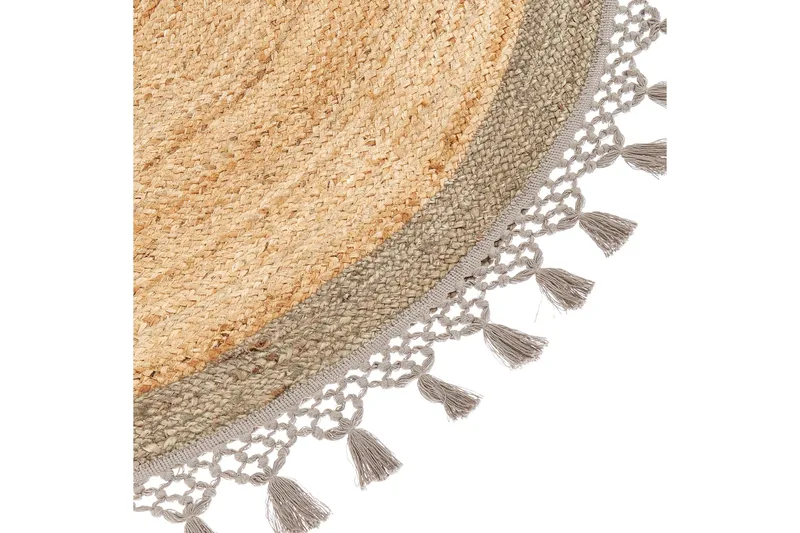 Marts Jutematta 140 cm Rund - Beige - Textil & mattor - Matta - Modern matta - Jutematta & hampamatta