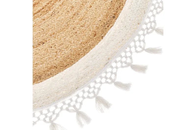Marts Jutematta 140 cm Rund - Beige - Textil & mattor - Matta - Modern matta - Jutematta & hampamatta