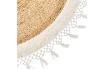 Marts Jutematta 140 cm Rund - Beige - Textil & mattor - Matta - Modern matta - Jutematta & hampamatta