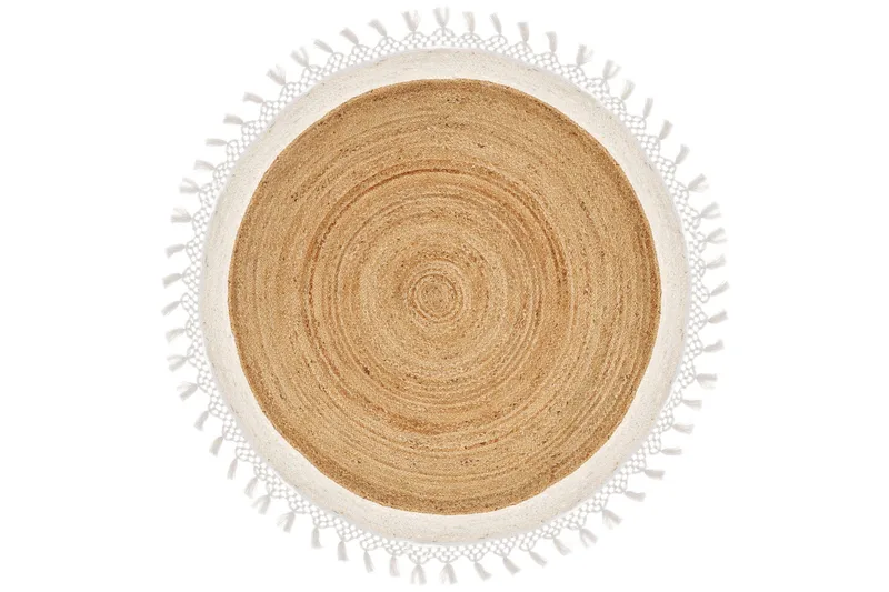 Marts Jutematta 140 cm Rund, Beige