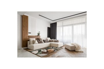 Maskinvävd Matta Brilliance Flower - 140x200 cm - Textil & mattor - Matta - Modern matta - Friezematta