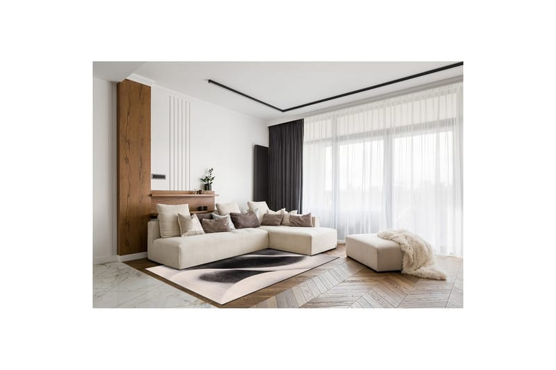 Maskinvävd Matta Brilliance Modern - 200x290 cm, Grey - Textil & mattor - Matta - Modern matta - Friezematta