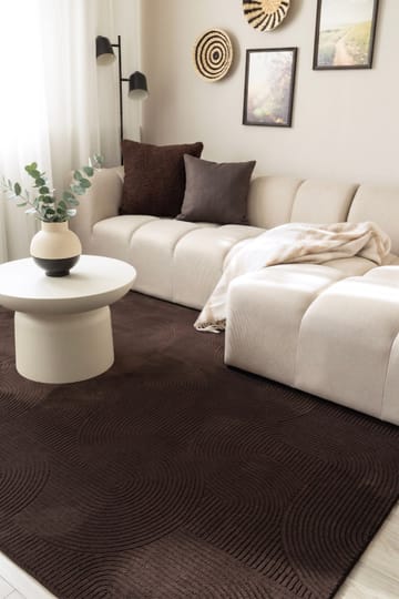 Maskinvävd Matta Castello Art 160x230 cm - Choklad - Textil & mattor - Matta - Modern matta - Wiltonmatta
