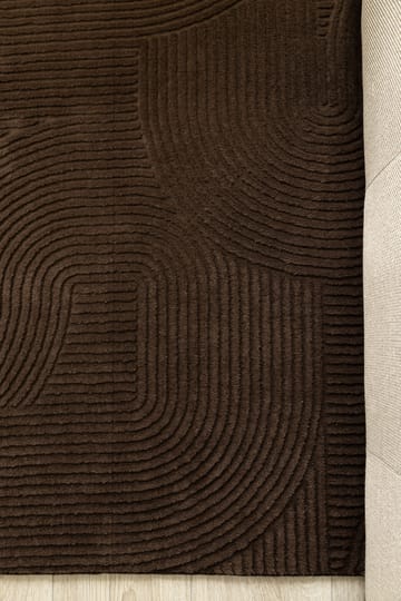 Maskinvävd Matta Castello Art gång 80x150 cm - Choklad - Textil & mattor - Matta - Modern matta - Gångmatta