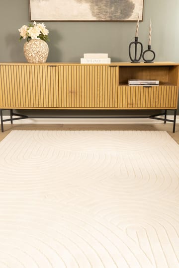 Maskinvävd Matta Cozy Zen 155x230 cm - Natur - Textil & mattor - Matta - Modern matta - Wiltonmatta