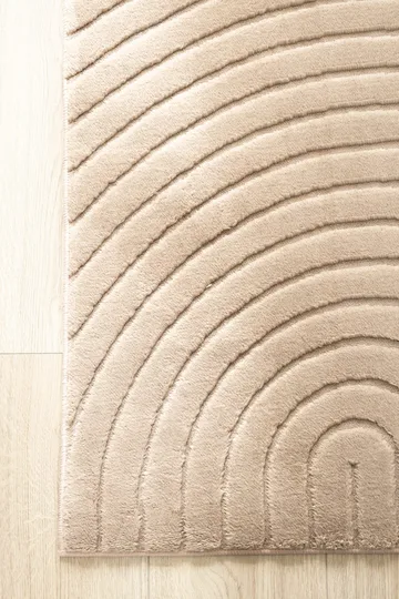 Maskinvävd Matta Cozy Zen 155x230 cm - Taupe - Textil & mattor - Matta - Modern matta - Friezematta