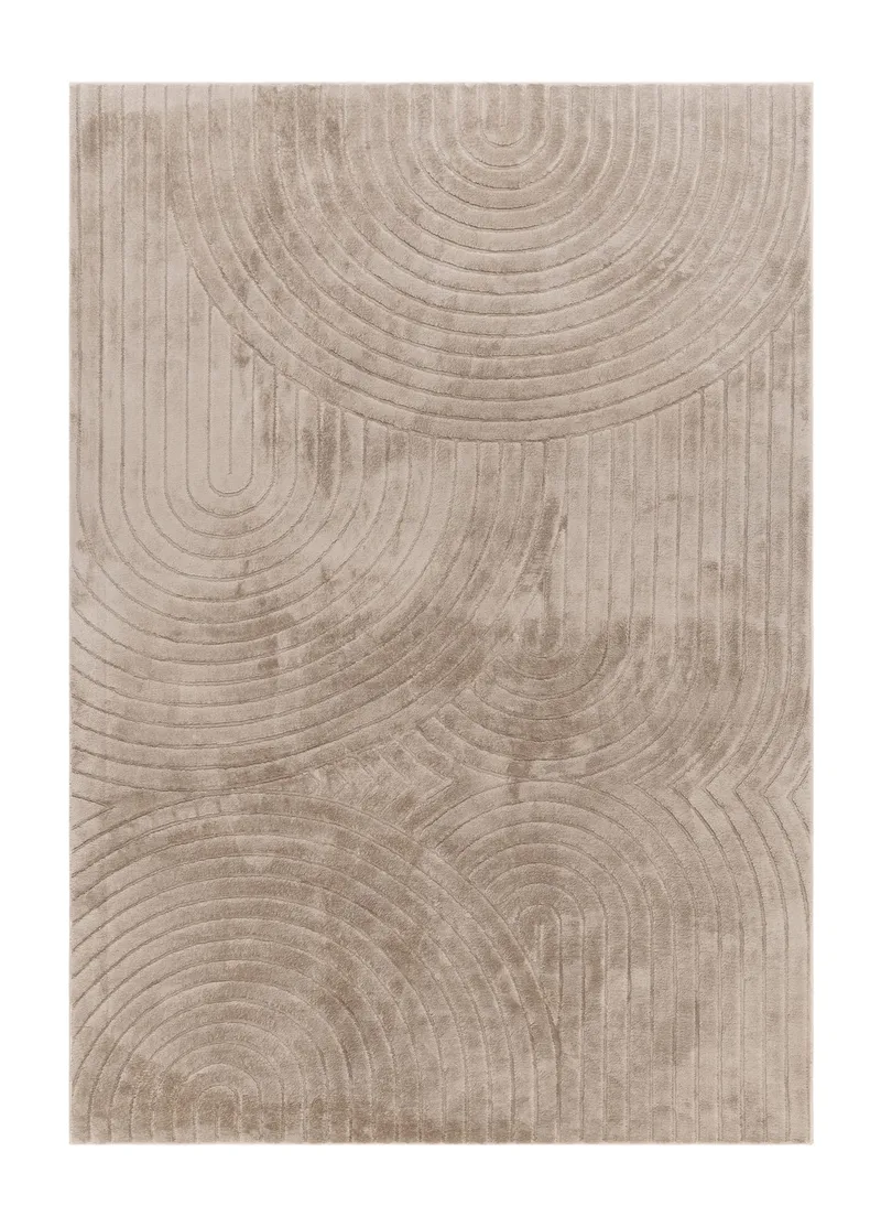 Maskinvävd Matta Cozy Zen 155x230 cm, Taupe