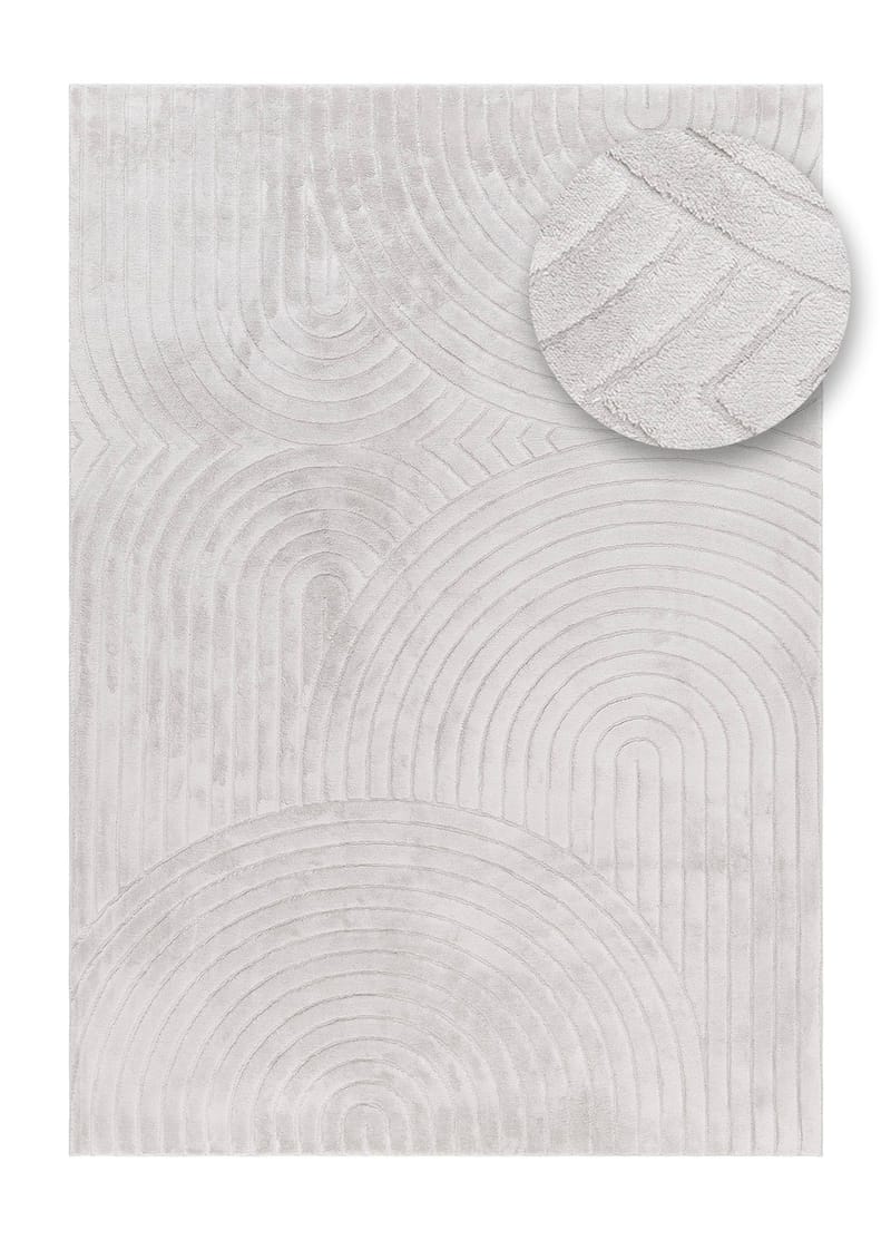 Maskinvävd Matta Cozy Zen 200x290 cm - Grå - Textil & mattor - Matta - Modern matta - Wiltonmatta