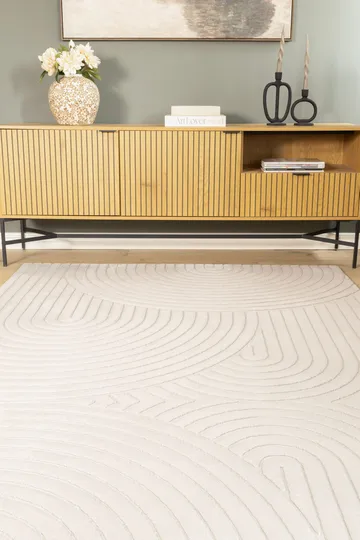 Maskinvävd Matta Cozy Zen 200x290 cm - Grå - Textil & mattor - Matta - Modern matta - Wiltonmatta