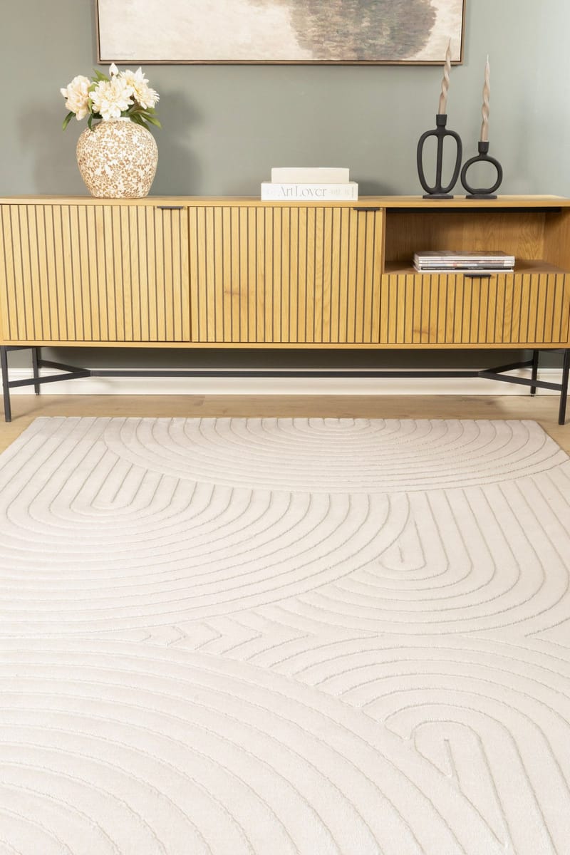 Maskinvävd Matta Cozy Zen 200x290 cm - Grå - Textil & mattor - Matta - Modern matta - Wiltonmatta