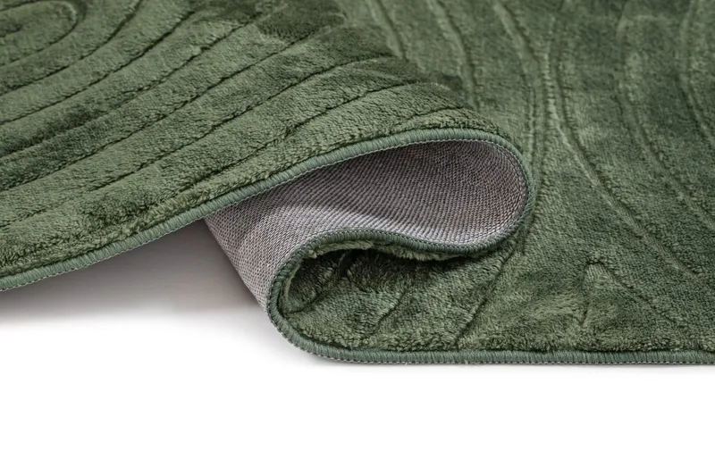 Maskinvävd Matta Cozy Zen 200x290 cm - Smaragdgrön - Textil & mattor - Matta - Modern matta - Wiltonmatta