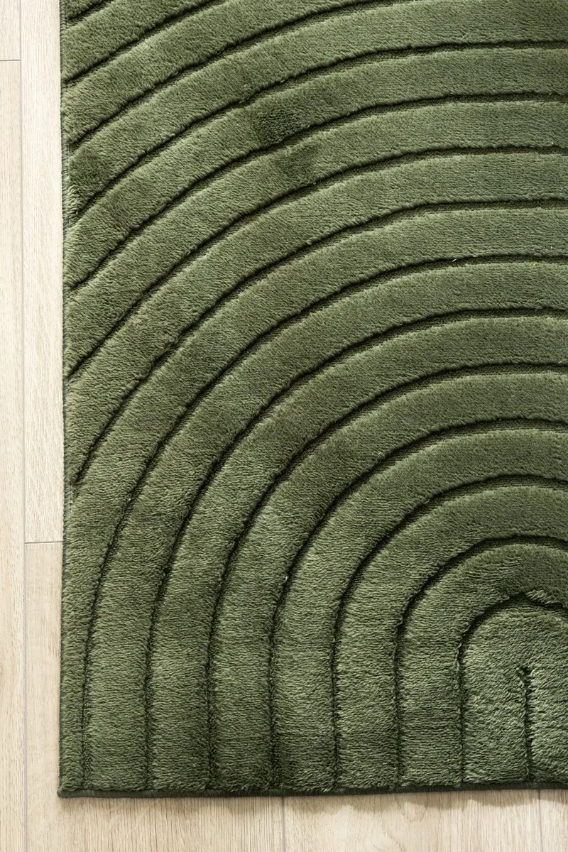 Maskinvävd Matta Cozy Zen 200x290 cm - Smaragdgrön - Textil & mattor - Matta - Modern matta - Wiltonmatta