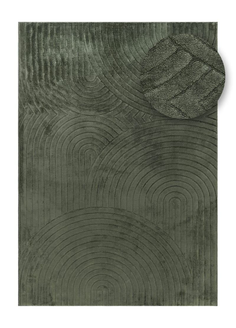 Maskinvävd Matta Cozy Zen 200x290 cm - Smaragdgrön - Textil & mattor - Matta - Modern matta - Wiltonmatta