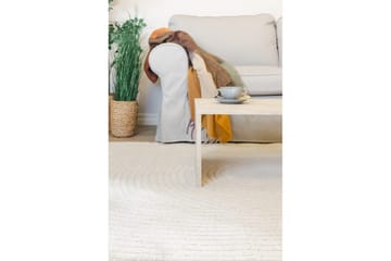 Maskinvävd Matta Genova Harmony - 140x200 cm, Vit - Textil & mattor - Matta - Modern matta - Friezematta