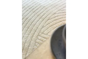 Maskinvävd Matta Genova Harmony - 160x230 cm, Vit - Textil & mattor - Matta - Modern matta - Friezematta