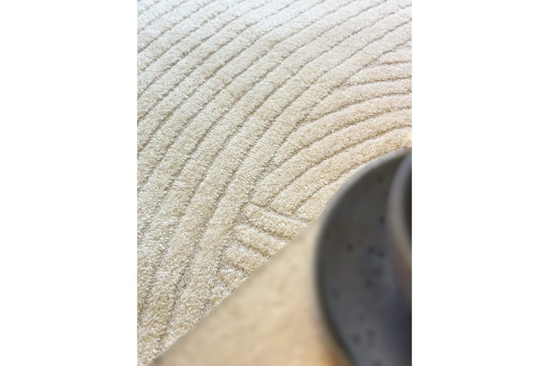 Maskinvävd Matta Genova Harmony - 240x340 cm, Vit - Textil & mattor - Matta - Modern matta - Friezematta