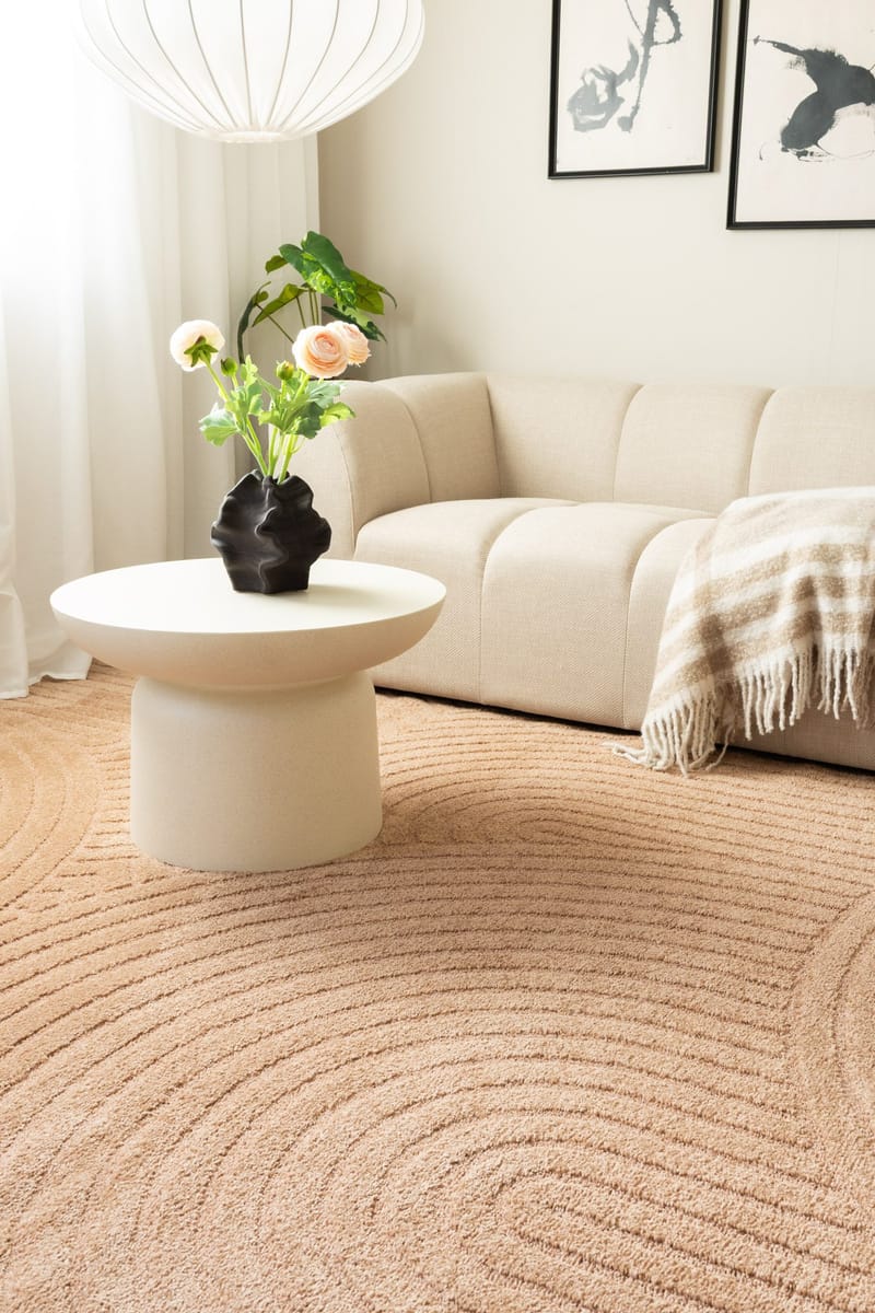 Maskinvävd Matta Genova Zen 280x380 cm - Peach - Textil & mattor - Matta - Modern matta - Wiltonmatta