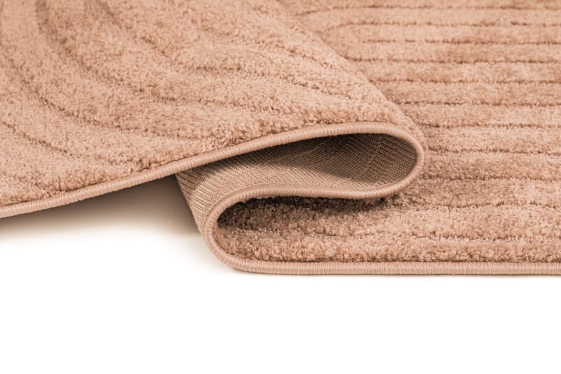 Maskinvävd Matta Genova Zen Rund 240 cm - Peach - Textil & mattor - Matta - Modern matta - Wiltonmatta