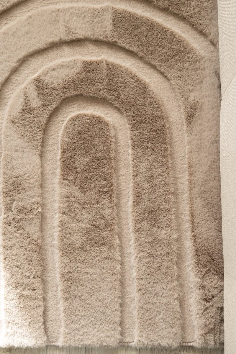 Maskinvävd Matta Heaven Art 160x230 cm - Taupe - Textil & mattor - Matta - Modern matta - Friezematta
