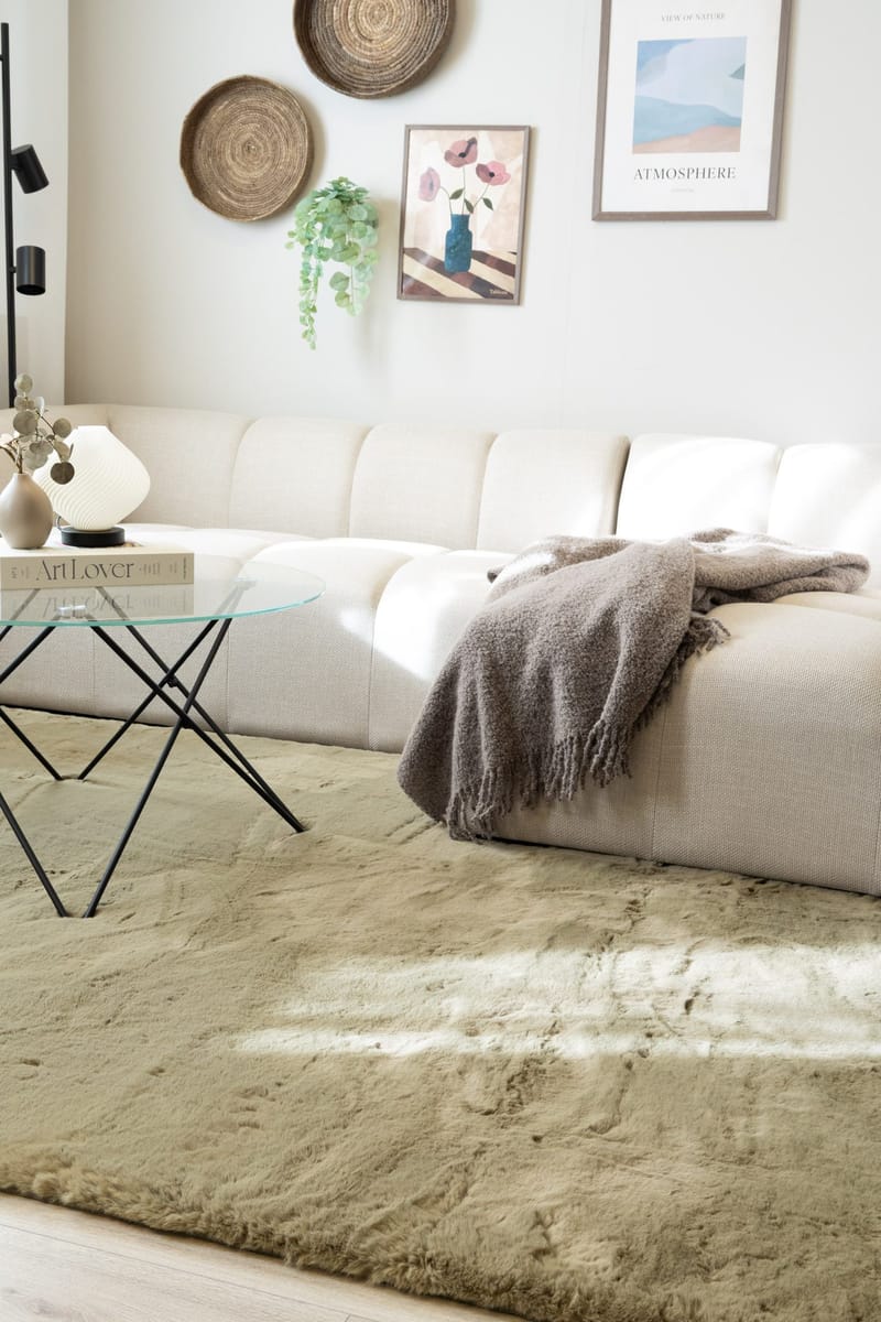 Maskinvävd Matta Heaven Deluxe 200x290 cm - Olivgrön - Textil & mattor - Matta - Modern matta - Wiltonmatta