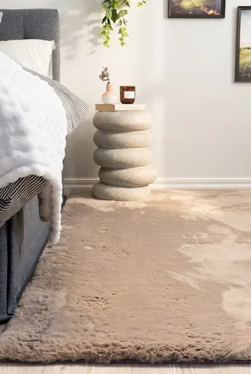 Maskinvävd Matta Heaven Deluxe kvadratisk 200x200 cm - Mörklinne - Textil & mattor - Matta - Modern matta - Wiltonmatta