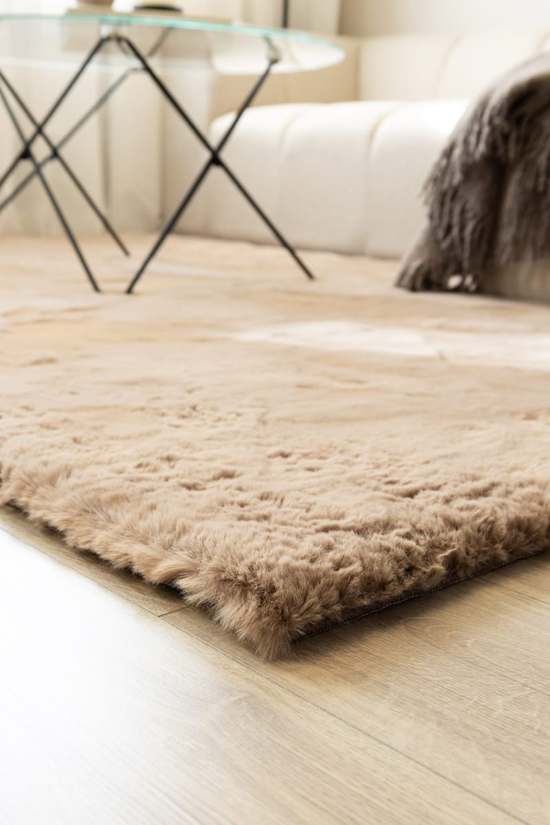 Maskinvävd Matta Heaven Deluxe kvadratisk 200x200 cm - Mörklinne - Textil & mattor - Matta - Modern matta - Wiltonmatta