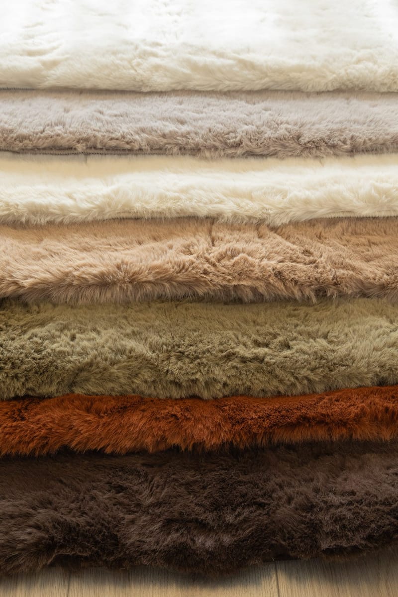 Maskinvävd Matta Heaven Deluxe kvadratisk 200x200 cm - rost - Textil & mattor - Matta - Modern matta - Wiltonmatta