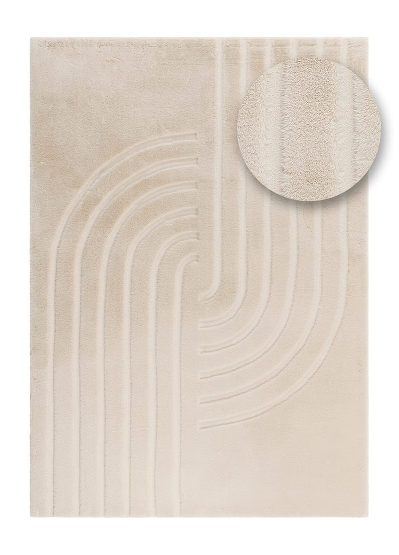 Maskinvävd Matta Heaven Modern 160x230 cm - Natur - Textil & mattor - Matta - Modern matta - Friezematta