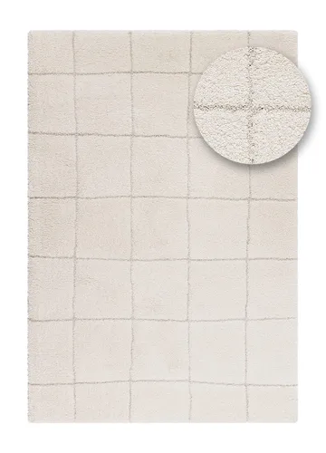 Maskinvävd Matta Montana Square 240x340 cm - Creme - Textil & mattor - Matta - Modern matta - Wiltonmatta