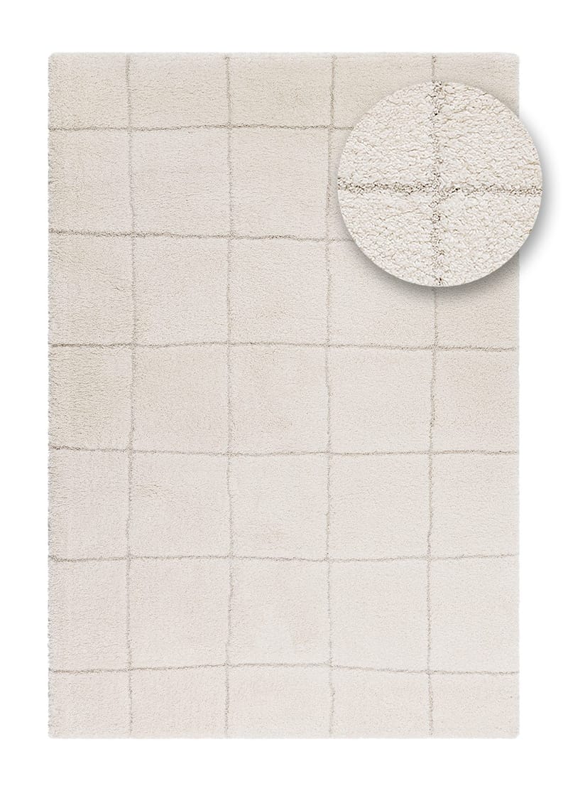 Maskinvävd Matta Montana Square 240x340 cm - Creme - Textil & mattor - Matta - Modern matta - Wiltonmatta