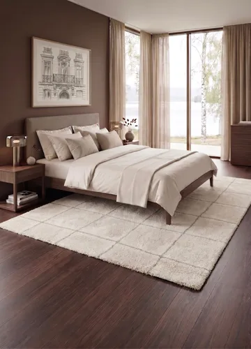 Maskinvävd Matta Montana Square 240x340 cm - Creme - Textil & mattor - Matta - Modern matta - Wiltonmatta