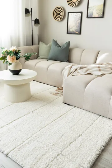 Maskinvävd Matta Montana Square 240x340 cm - Creme - Textil & mattor - Matta - Modern matta - Wiltonmatta