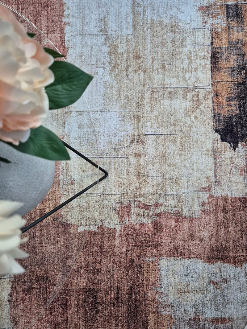 Maskinvävd Matta Nevada Vintage 160x230 cm - Rost - Textil & mattor - Matta - Modern matta - Friezematta