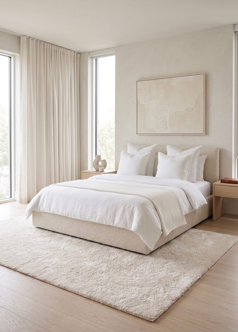 Maskinvävd Matta Novelle 140x200 cm - Creme - Textil & mattor - Matta - Modern matta - Ryamatta