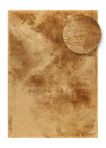 Maskinvävd Matta Novelle 140x200 cm - Gul - Textil & mattor - Matta - Modern matta - Ryamatta