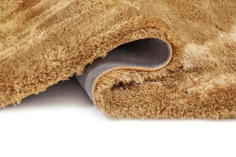 Maskinvävd Matta Novelle Rund 120 cm - Gul - Textil & mattor - Matta - Modern matta - Ryamatta